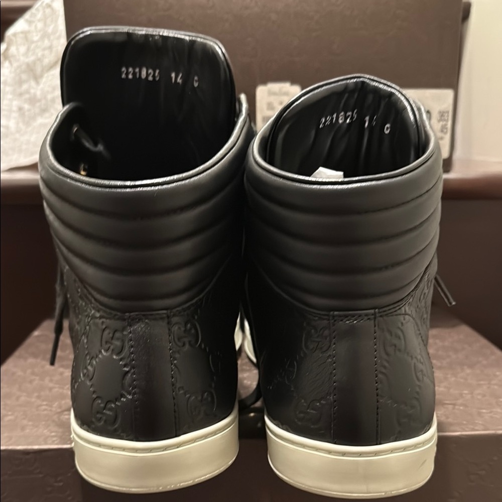 Gucci Black High-Top Sneakers - Picture 3 of 8